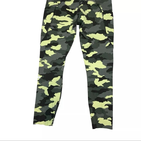 ⚡️SOLD⚡️Lululemon Fast Free High-Rise Crop Tight Leggings Camo Crispin Green - Picture 10 of 15